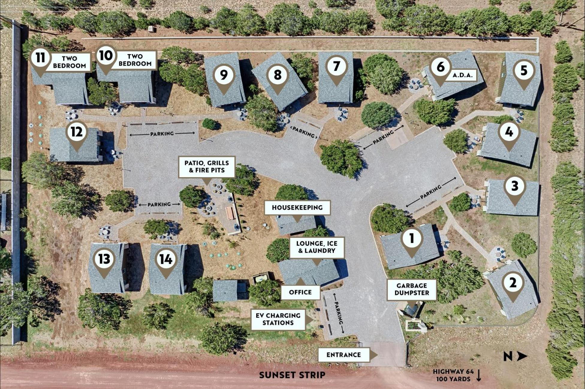 Inn History Grand Canyon Cabin Williams Eksteriør bilde